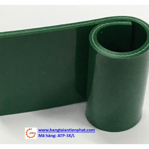 Băng tải PVC 2 mặt xanh dày 3mm (ATP - 3X/L)